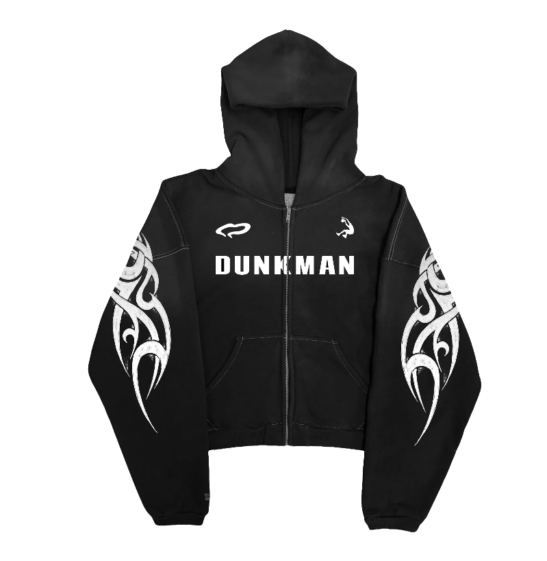 Dunkman zip-up product mockup